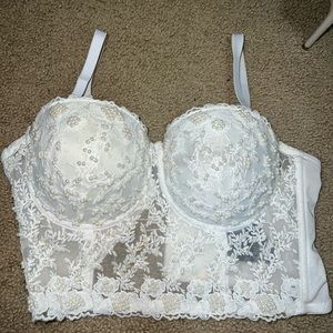 White Bustier Top